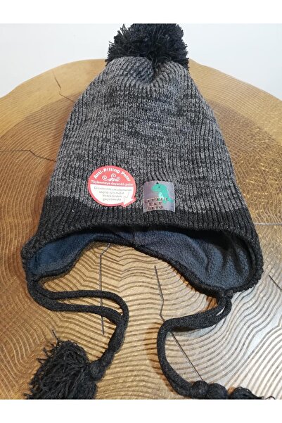 Kitti Boy's Fleece Lace Beanie 22130-07-002 4-8 Years