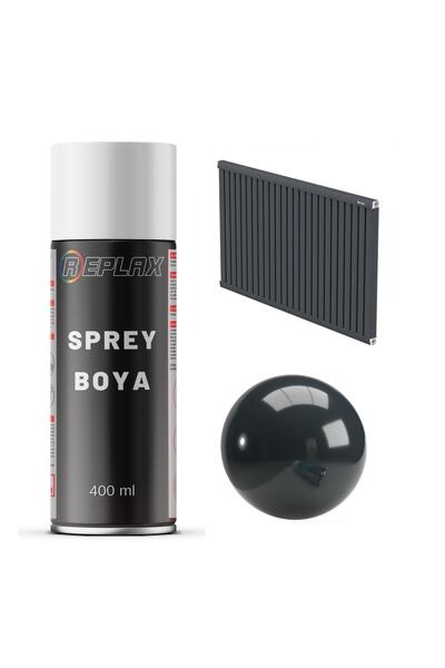 REPLAX Antrasit Radyatör Kalorifer Petek Sprey Boyası 400 Ml.