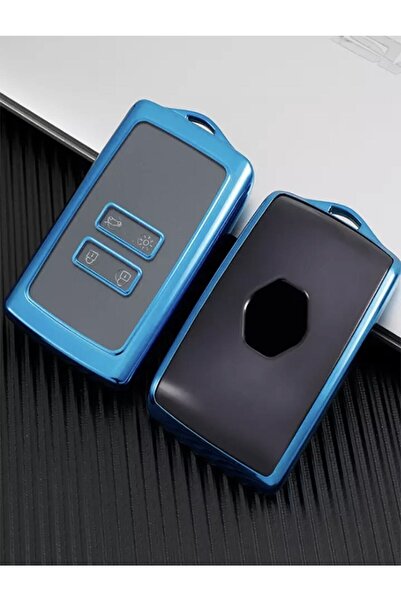 İKTUNING حافظة تاليسمان ميجان كلو 5 كادجار كابتور من السيليكون (أزرق)