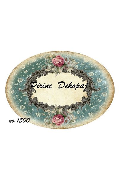 LİNEART Brass Decopage No:1500