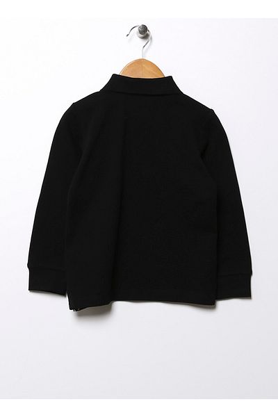 U.S. Polo Assn. Plain Boy Black Sweatshirt Tp01kıdssk022
