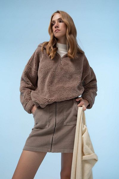 DeFacto Φούτερ με κουκούλα oversize