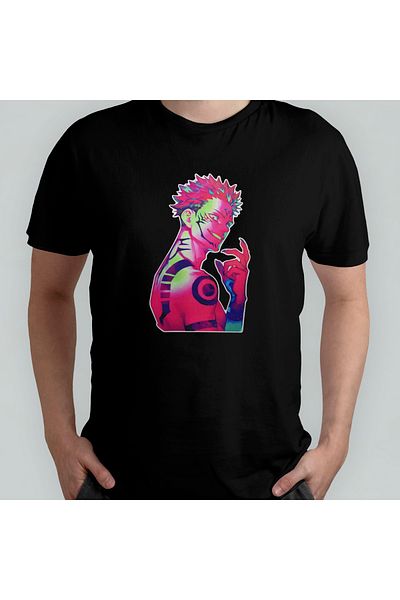 Pixxa Μοντέλο μπλουζάκι Jujutsu Kaisen 100% Cotton Crew Neck - 5