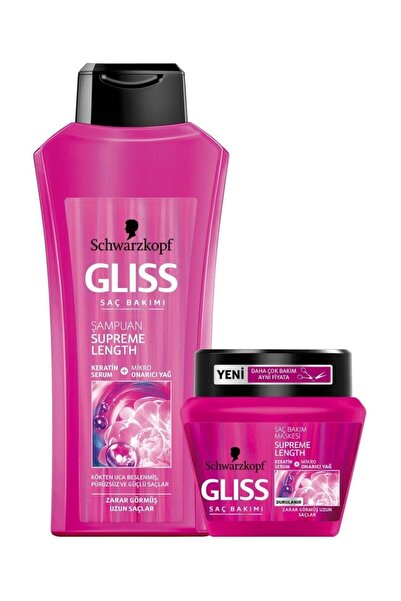 Gliss شامبو ذو طول فائق 500 مل قناع