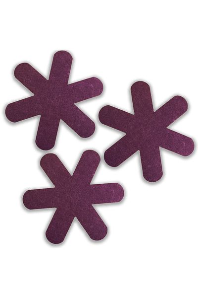garaccu Pan and Pot Anti-Scratch, Pyrex Protector, Felt Pot Protector 3 Pieces in Plum Color
