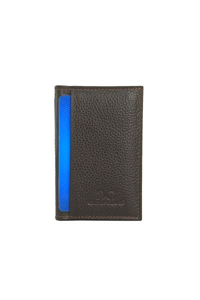 Case Club Кожен калъф за карти за мъже - отделение за шофьорска книжка и лична карта