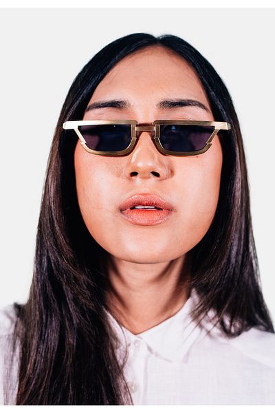 PORTRAIT Sonnenbrille - Gold - Geometrisch