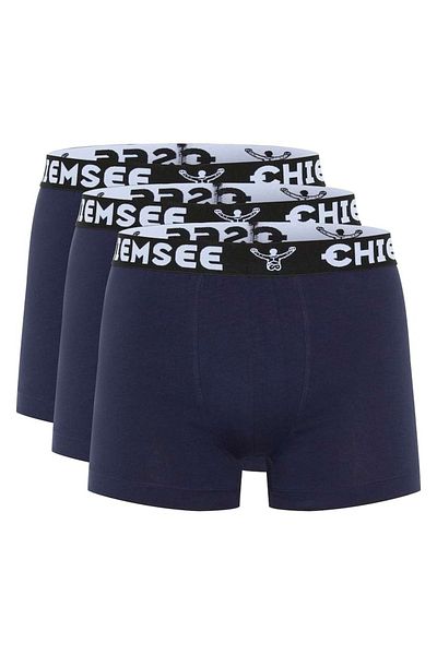 Chiemsee Herren Boxershorts 3er-Pack – Logo-Pack, Einfarbig-Shorts