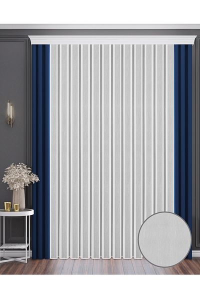 Altındaş Tekstil Ttm Pattern Modern Tulle Curtain 1x3 Pleated