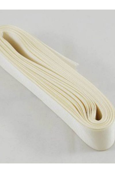 Netsan Etiket Κρεμ Χρώμα Grosgrain Κορδέλα 1cm 100mt