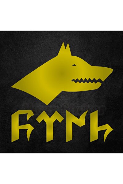 Akçay Sticker Kurt Ve Türk Sticker Göktürkçe Türk Oto Sticker Kurt Sticker Go...