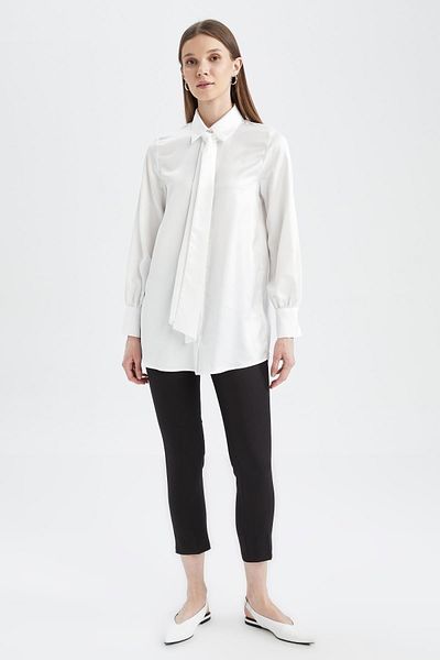 DeFacto Carrot Fit High Waisted Woven Trousers
