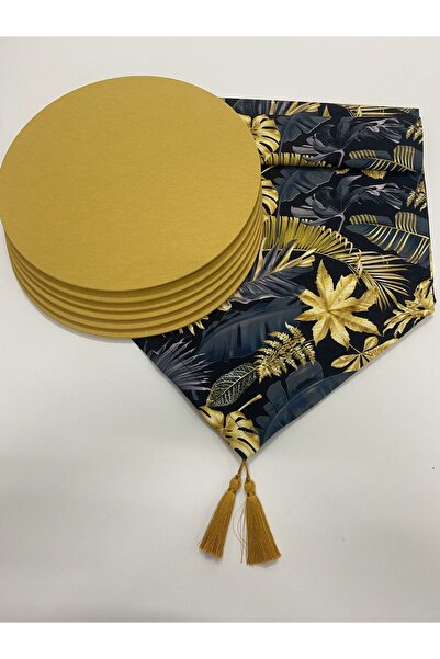 NATURAL HOME Altın Yaprak Runner Gold Supa Supla