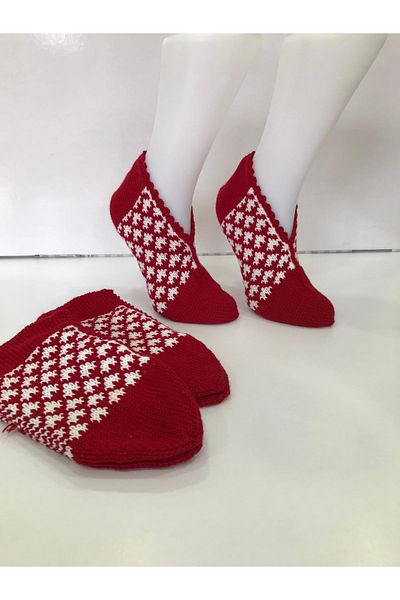 Ebrar Çeyiz Acrylic 1st Quality Special Machine Knitted Booties