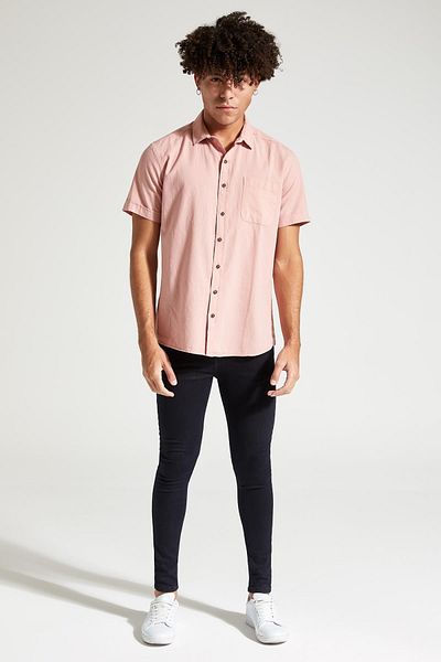 DeFacto Slim Fit Basic κοντομάνικο πουκάμισο