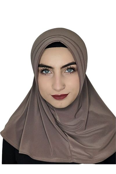 erasra class Ready Made Scarf Practical Model Mink Color