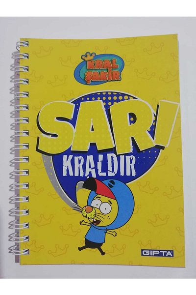 Gıpta Kral Şakir Sp.a6 (10x15 Cm) Cardboard Cover 80 Sheets Lined Notepad