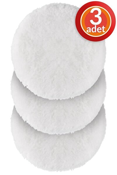 Telvesse Polisaj Yünü 3 Adet Pasta Cila Yünü Kuzu Postu Parlatma Pedi Polisaj...