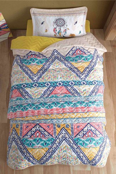 Clasy Ranforce 100% Cotton Single Bedspread Set