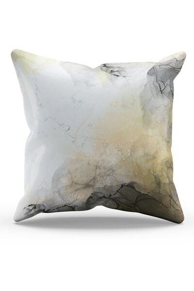 Moud's Двосторонній друк Турецький мармур - 2 візерунки Замшева наволочка для...