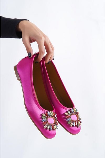 Capone Outfitters Ballerina - Rosa - Flacher Absatz