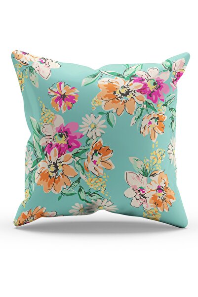 Moud's Παλιά λουλούδια με στάμπα διπλής όψης - Κάλυμμα μαξιλαριού ριχτάρι σου...