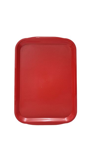 Matar Endüstriyel Mutfak Ekipmanları Abs Plastic Red Color Serving Tray 40*31 Cm