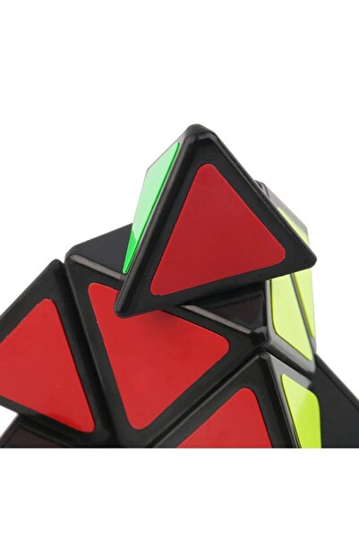 Sunman Oyuncak Üçgen Piramit Sabır Zeka Küp Ultra Lüx Canlı Renkler