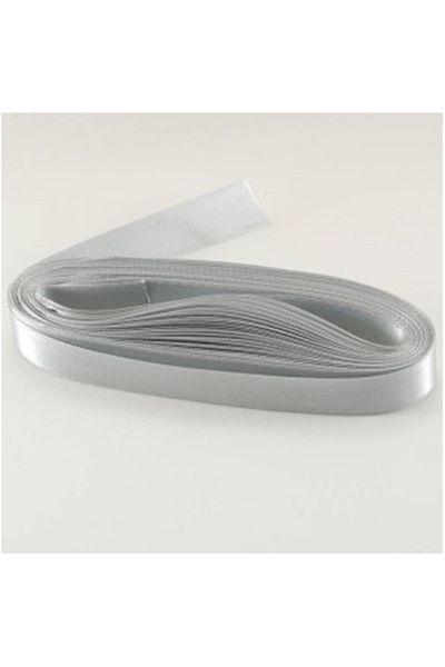 Netsan Etiket Γκρι Σατέν Κορδέλα 1,5cm 100mt