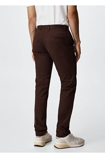 MANGO Man Dar Kesim Serj Chino Pantolon
