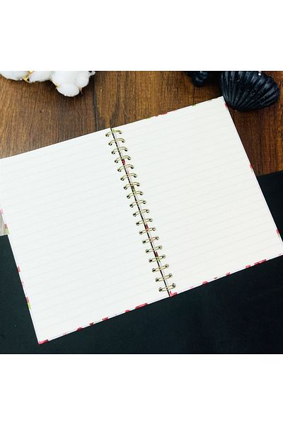 hediyeofisi Unlined Spiral Notebook with Go Follow Your Dreams Design
