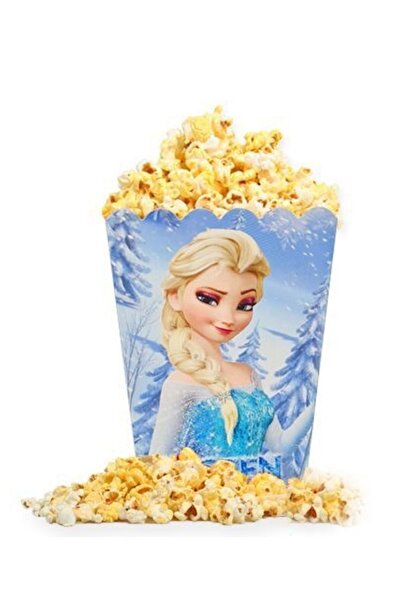 ÖFN Aksesuar Frozen Elsa Cardboard Corn Box 8 Pcs