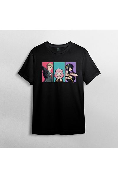 Pixxa Μοντέλο μπλουζάκι Spy X Family 100% Cotton Crew Neck - 2