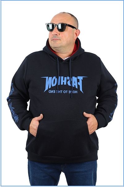 MocGrande Μεγάλο μέγεθος 3ip Sweat Fashion 22747 Navy Blue