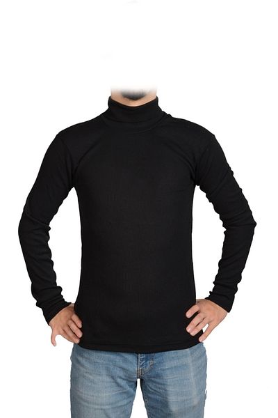 FATELLA Unisex Full-Neck Slim Fit Model Knitwear Turtleneck Sweater