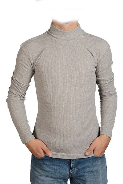 FATELLA Unisex Full-Neck Slim Fit Model Knitwear Turtleneck Sweater