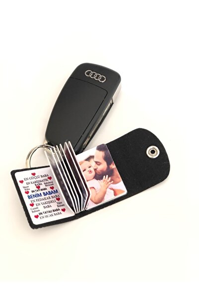 Anahtar Kitap Minialbüm Anahtarlık 1 Adet – Babalar Günü Hediyesi, Babaya Doğ...