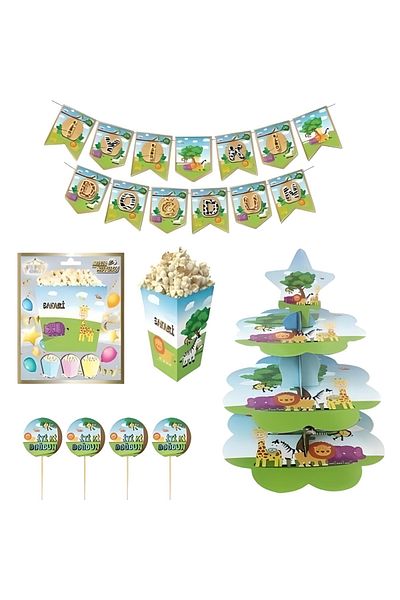 DÜVENCİ TİCARET Safari Birthday Set
