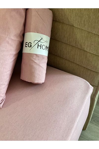 EGHOME 1 ملاءة مثبتة فردية مقاس 100x200 و1 كيس وسادة مقاس 50x70