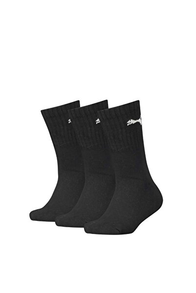 Puma Kinder Socken, 3er Pack - Sport Junior, Frottee-Sohle, Rippbündchen, Logo