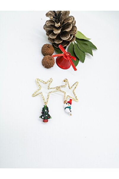 camADA Yılbaşı Temalı Yıldız Küpe