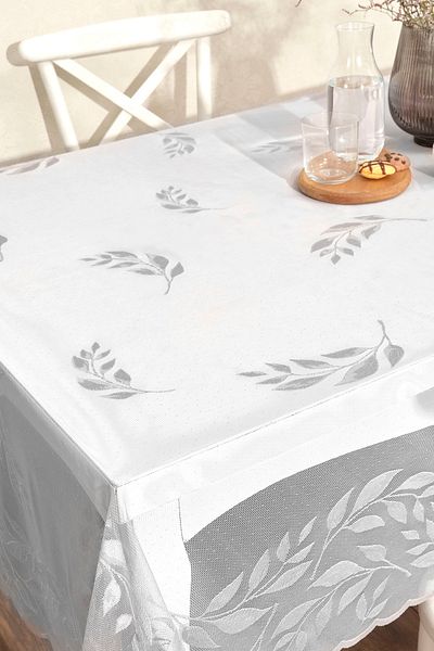 Sarah Anderson Daniela Gray Tablecloth