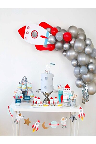 party mix Uzay Konsept Doğumgünü Balon Zinciri