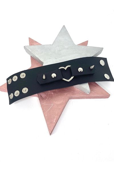 oldskoolbutik Heart Leather Bracelet