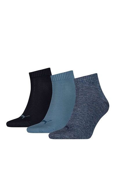 Puma Unisex-Socken, 3er-Pack – Viertel, Sportschuhe