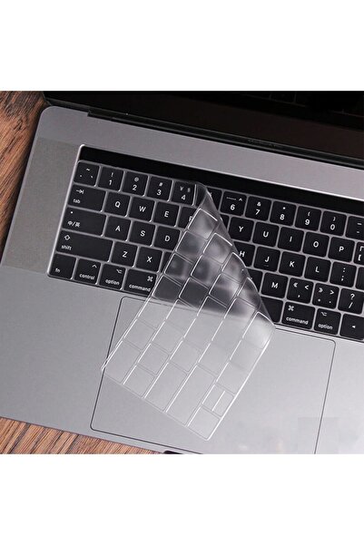 Microcase Macbook Air 13.6 M2 A2681 Mlxw3tu/a Silikon Klavye Koruması Eu Türkçe Şeffaf - Al3193