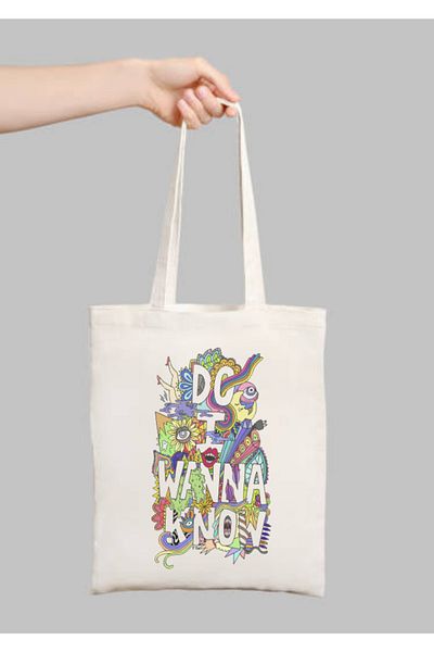 Cemira Arctic Monkeys Do I Wanna Know Design Tote Bag Geantă de stofa