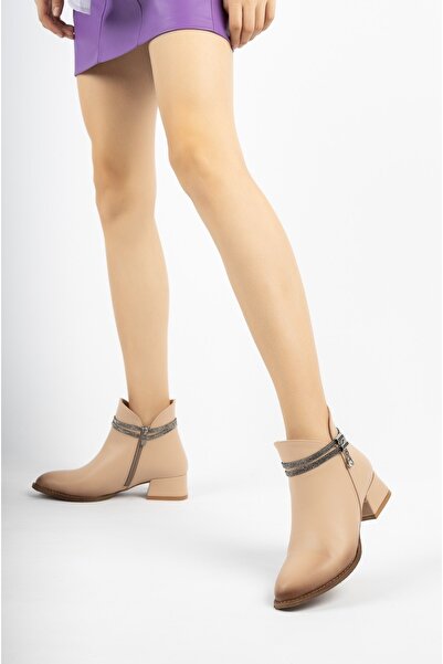 BAKGİY Γυναικείες πέτρινες μπότες Nut Skin Bg1092-116-0001