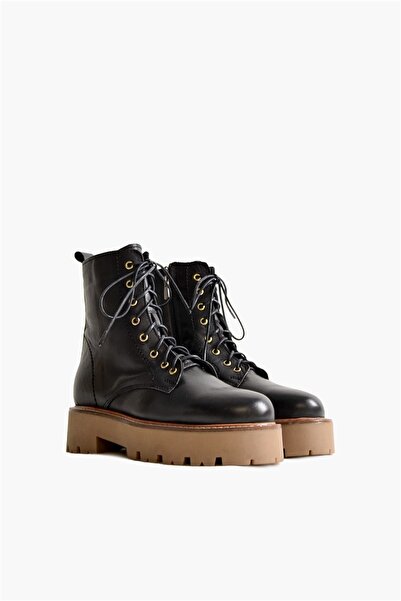 Shoes & More Petfa - Siyah Deri - Bot