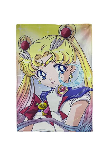 MODAZEY Sailor Moon & Ay Savaşçısı Duvar Halısı